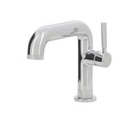 HANUM Mitigeur lavabo chromé guilloché style industriel - - HAN15M