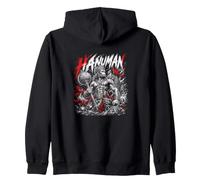 Hanuman Angry Face Guerrier Masse Hindou Power Sweat à Capuche