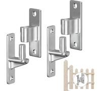 Hanured® 2 Paires Charnières de portail, Charnière porte lourde en acier inoxydable 304, Charnière de portail à montage mural pour portail de ferme, Capacité à 270kg