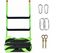 Hanured® Echelle de Cordes 15m, Échelle de Sauvetage avec 2 Mousqueton, ÉChelles De Secours Incendie, Échelle de Corde de Sécurité, Jusqu'à 600 kg
