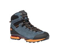 Hanwag - Chaussures de trekking GORE-TEX - Makra Trek GTX Steel/Orange pour Homme en Cuir - Taille 9 UK - Gris Gris 9 UK