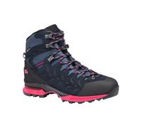 Hanwag - Chaussures de trekking GORE-TEX - Makra Trek Lady GTX Navy/Pink pour Femme en Cuir - Taille 4,5 UK Navy 4,5 UK