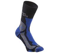 Hanwag - Hanwag Hike-Merino Socke - Chaussettes de randonnée - EU 36-38 - black / royal blue