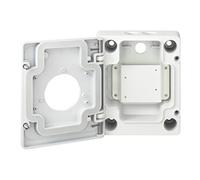 Hanwha Vision SBP-300NB - Boîtier d'installation de caméra - montable sur mur - ivoire - pour WiseNet HD+ HCD-7030, HCV-6080; WiseNet Q QNE-6080,