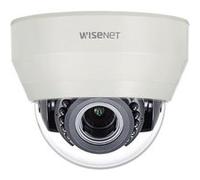 Hanwha Vision WiseNet HD+ HCD-6080R - Caméra de surveillance - dôme - intérieur - couleur (Jour et nuit) - 2 160 000 pixels - 1920 x 1080 - 1080p, 1080/30p - diaphragme automatique - motorisé - compos