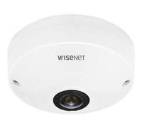 Hanwha Vision WiseNet Q QNF-8010 - Caméra de surveillance réseau - dôme - intérieur - couleur (Jour et nuit) - 6 MP - 2048 x 2048 - Focale fixe - composite - LAN 10/100 - MJPEG, H.264, H.265 - PoE Cla
