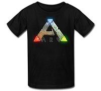 HANXI Ark Logo Ark Survival Evolved Mens T-Shirt Black XXL