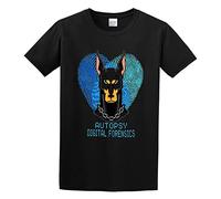 HANXI Cyber Security - Autopsy - Digital Forensics Unisex 100% Cotton Short-Sleeve T-Shirts Black XL