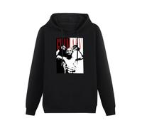 HANXI Khamzat Chimaev Scarface Parody Hoody Unisex Ptinted Hoodies Long Sleeve Men's Hooded with Pocket Black XXL