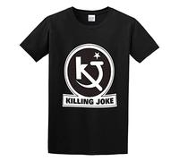 HANXI Killing Joke Logo Pattern Youth Keep Warm Family Nightclub T-Shirt Black XL