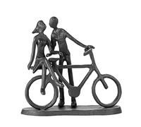 Hanyibao Sculpture Artistique en métal - Cadeau Romantique pour Mariage et Anniversaire de Mariage - pour Lui, Elle et ami - Ornement en métal - Statues de Couple pour décoration d'intérieur