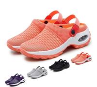 HANYILI Sabots orthopédiques pour Femmes avec support à Coussin d'air pour réduire la Pression du Dos et des Genoux, Chaussures orthopédiques à Coussin d'air (Orange,EU-36)