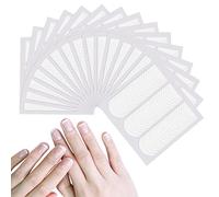 Hanyousheng 1350 Pcs Autocollants Ongles Français, Ongles Français Blanc Auto-Adhésif Conseils d'Autocollant, Smile Line Guide Stickers Nail Art Line, pour Manucure Décoration