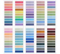 Hanyousheng 2000 Pièces Marque Page Adhesif, 10 Styles Multicolore Annotation Livre, Postite pour Livre, Onglets D'Index pour Étiquettes, Marque Page Adhesives Notes, Inscriptible Sticky Tabs