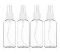 Hanyousheng 4 Pièces Spray Vide, 50ml Flacon Spray Vide, Vaporisateur Vide, Vaporisateur, Flacon Parfum Vide, pour Lotion, Parfum, Shampoing etc