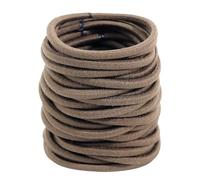 Hanyousheng Elastique Cheveux, 36 Pièces Chouchou Fille, 4 mm Liens Élastiques Sans Couture Elastiques, Chouchous Elastiques Sans Métal pour Femmes Hommes et Enfants, Marron