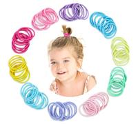 Hanyousheng Elastiques à Cheveux, Liens de Cheveux, Petit Elastiques à Cheveux, 320 Pièces Petits Elastiques Multicolore, 2.5 cm Elastique Cheveux Enfant, Elastique Cheveux Fille Pour Bébé et Enfant