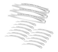 Hanyousheng Pince à Cheveux,15 Pièces Épingles à Cheveux Strass, Barettes Cheveux Femme En Diamant, Brillants Pince à Cheveux Accessoires, pour Filles Femmes Fête Robe de Mariée Quotidienne
