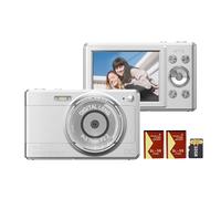 Hanzete Appareil photo numérique 1080p 56 MP Écran IPS 7,8 cm Zoom numérique 8x AF Auto Focus Anti-tremblement Détection du visage avec carte mémoire de 32 Go 2 piles Noël enfants adolescents