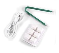 Hanzete Clavier portable 6 touches de raccourci clavier personnalisé USB PlugAndPlay Clavier mécanique