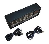 Hanzete Hub USB modulaire de qualité supérieure avec commande vocale écran OLED indépendant fonctions de transfert de données lumineuses personnalisables