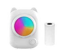 Hanzete Mini imprimante thermique instantanée d'étiquettes BT sans fil compatible avec l'application Android ou iOS Prend en charge les étiquettes de reçu, mémo, autocollants, notes, listes,