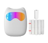 Hanzete Mini imprimante thermique instantanée d'étiquettes BT sans fil compatible avec l'application Android ou iOS Prend en charge les étiquettes de reçu, mémo, autocollants, notes, listes,