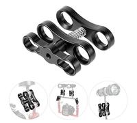 Hanzete Pince à boule en alliage d'aluminium de 2,5 cm pour support de bras de lumière sous-marine plongée photographie montage