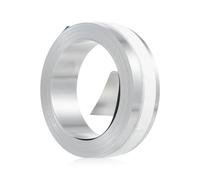 Hanzete Ruban de gaufrage non adhésif en aluminium pour étiqueteuse DYMO M1011/M11 Argenté 12 mm x 4,8 m