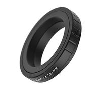 Hanzete T2-PK Bague d'adaptation en métal pour monture d'objectif T/T2 pour Pentax K-70/K-50/K-30/K-500/K-1/K-3/K-3 II/K-5 IIs/K-5 II/K-5/K-7 K-Mount