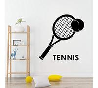 HANZHAO Stickers muraux de Chambre de Filles Mode Tennis Autocollants muraux imperméables décoration de la Maison Autocollants en Vinyle décoration de la Chambre 57cm X 58cm