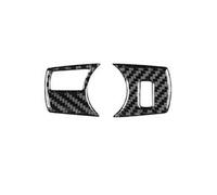 HANZOU Autocollants décoratifs cadre bouton commutation phare, adaptés pour, série 7 F01 2009-2014 Autocollant de garniture de compteur de vitesse(BLACK LHD)