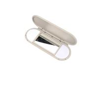HANZOU Couvercle rétroviseur pare-soleil voiture, Convient for Mini, F54 F55 F56 F60 2015-2020, couvercle capuchon lampe toit, maquillage Housse de miroir de courtoisie pour pare-soleil(Gray)