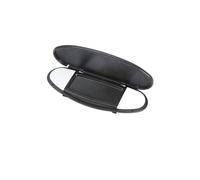 HANZOU Couvercle rétroviseur pare-soleil voiture, Convient for Mini, R55 R56 R60 51167316833 Accessoires miroir maquillage Housse de miroir de courtoisie pour pare-soleil(Black)