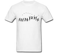 Hao.Duomao Evolution of Volleyball Outdoors Men T Shirt White S