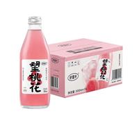 Hao Wang Shui Eau pétillante au jus de pêche et au nectar de fleur de prunier 24 x 300 ml