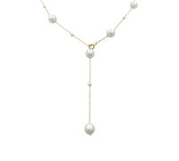 Hao Wu Xuan 2024 Collier simple de perles longues imitation dans le dos pour femmesHarnais de perles à pompons Chaîne de poitrine de bikini bijoux corporels Mujer