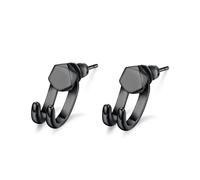 Hao Wu Xuan 2025 Tendance Vintage Punk Attraction Magnétique Boucles D’Oreilles Dual-Purpose Prong Tip Unisexe Party Statement Jewelry Accessory