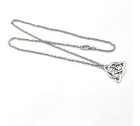 Hao Wu Xuan Amulette de nœud de Mode Colliers pendentifs en nœud Irlandais Déclaration en Cercle scandinave pour Hommes