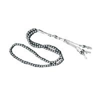 Hao Wu Xuan Bijoux Hématite Rosaire Perles avec Frange Traditionnelle pour la Maison Extérieur Esthétique Hématite Grains Chapelet