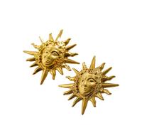 Hao Wu Xuan Boucles d’Oreilles Femmes Dangle Bijoux Piercing De Oreja Brincos Féminin Émail Soleil Fleur Aretes Mujer Moda Pendientes