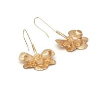 Hao Wu Xuan Boucles d’Oreilles pétales de Fleur Lourde pour Les Femmes Grande déclaration Bijoux de Mode irréguliers Styles à la Mode Accessoires de fête 074