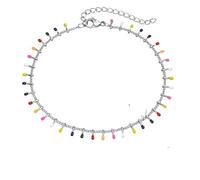 Hao Wu Xuan Bracelet de Cheville en Acier Inoxydable sur Jambe pour Les Femmes, Bijoux de Pied de Plage d’été bobemian, Bracelet de Cheville Minimaliste Cadeau féminin