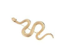 Hao Wu Xuan Broche serpent épingle de luxe pour femmes avec épingle de revers dorée décorative robe de mariée