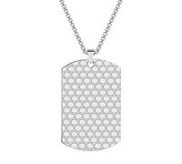 Hao Wu Xuan Cadeau de Corde Pendentif Hexagonal en Forme d’Abeille pour Femmes Synthèse Bijoux délicats Collier géométrique d’Abeille Miel·leuse Cadeau
