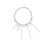 Hao Wu Xuan Chaîne Cubaine Collier Cristal Clavicule Chaîne Cool Perle Étoile Pendentif Gland Ras de Cou Exquis Mode Bijoux Femmes