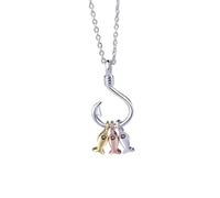 Hao Wu Xuan Collier créatif crochet trois petits poissons