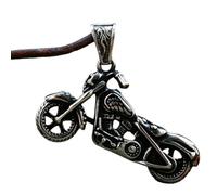 Hao Wu Xuan Collier pendentif Crâne Moto Punk Man Pendentif Mode