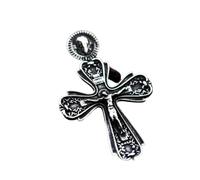 Hao Wu Xuan Collier pendentif crucifix d’homme avec chaîne