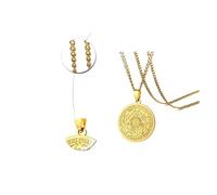 Hao Wu Xuan Collier pour Hommes Colliers pour Hommes, sceaux de l’Arc Sept Pendentif, Bijoux Cadeau avec Mode 24 Pouces